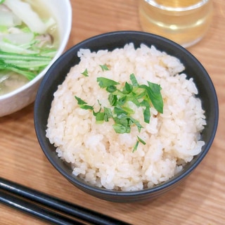 油揚げだけ炊き込みご飯☆お握りのご飯など★減塩志向